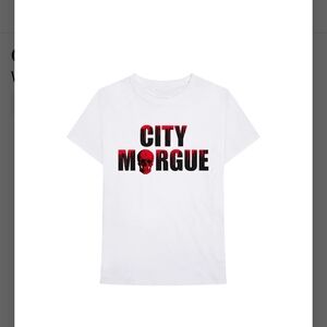 VLONE White and Red Short Sleeve Tee